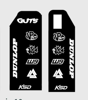 Yozma In 10 Pro Forkguard Decal